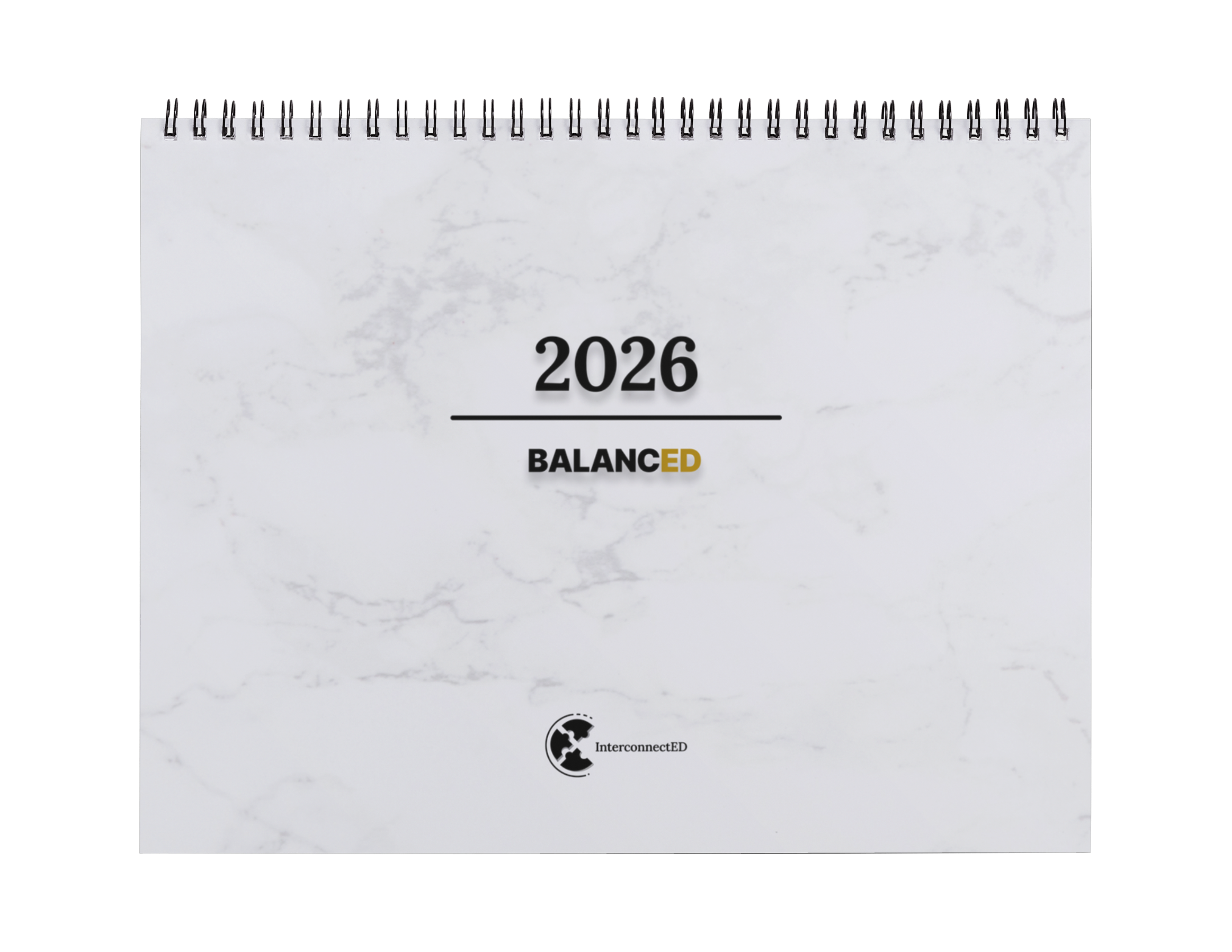 Balanced's dashboard in white marble